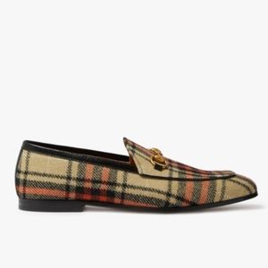 Gucci plaid loafers discount